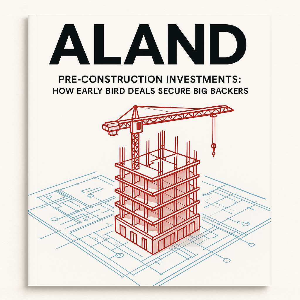  Pre-Construction Investment Strategy